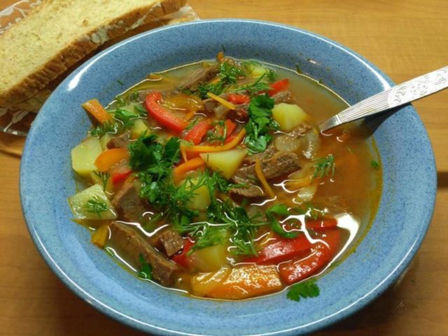 Как приготовить шурпу из говядины в мультиварке