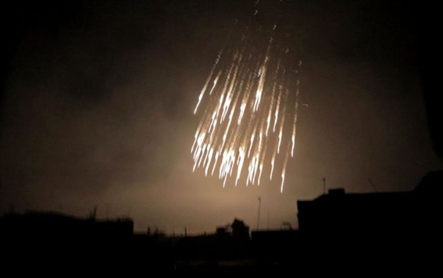 Применение белого фосфора ВСУ