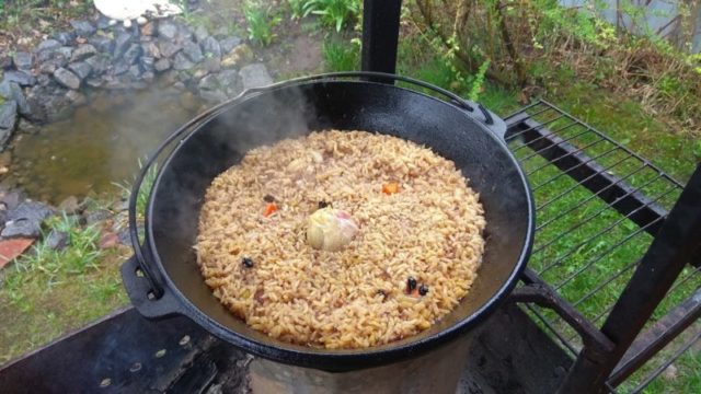 Мастер-класс 2: Вегетарианский плов с грибами