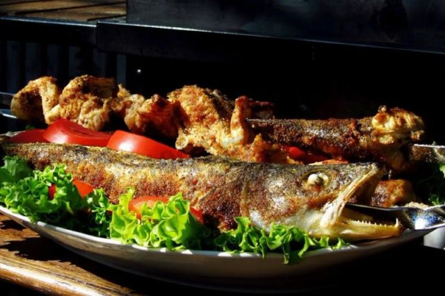 Шашлыки из судака