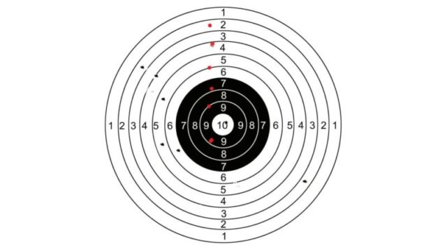 Мишень «Террорист» в формате А4